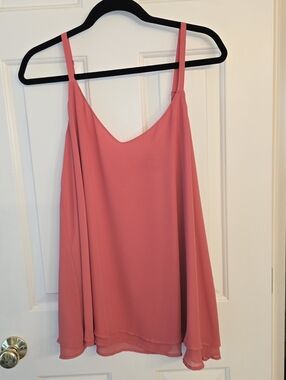 Torrid Coral Layered Spaghetti Strap Camisole